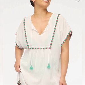 Womens J.Crew Beach Tunic Sz XL